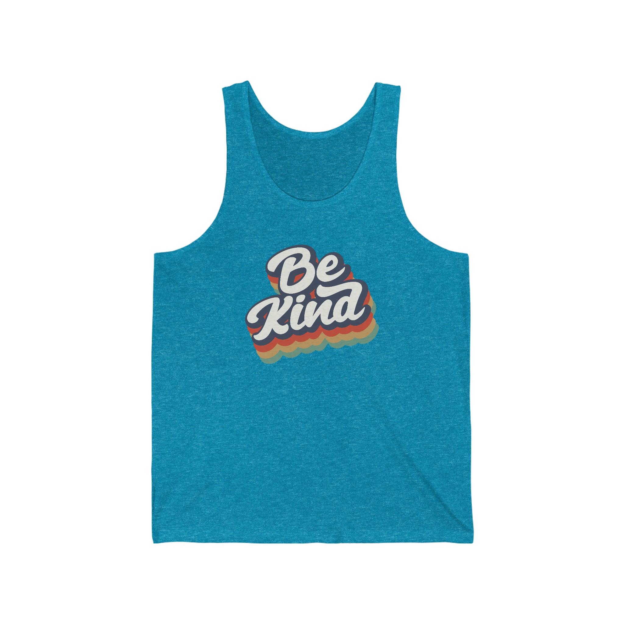 Be Kind - Kindness in the Front : 100% Cotton Tank Top by Bella+Canvas