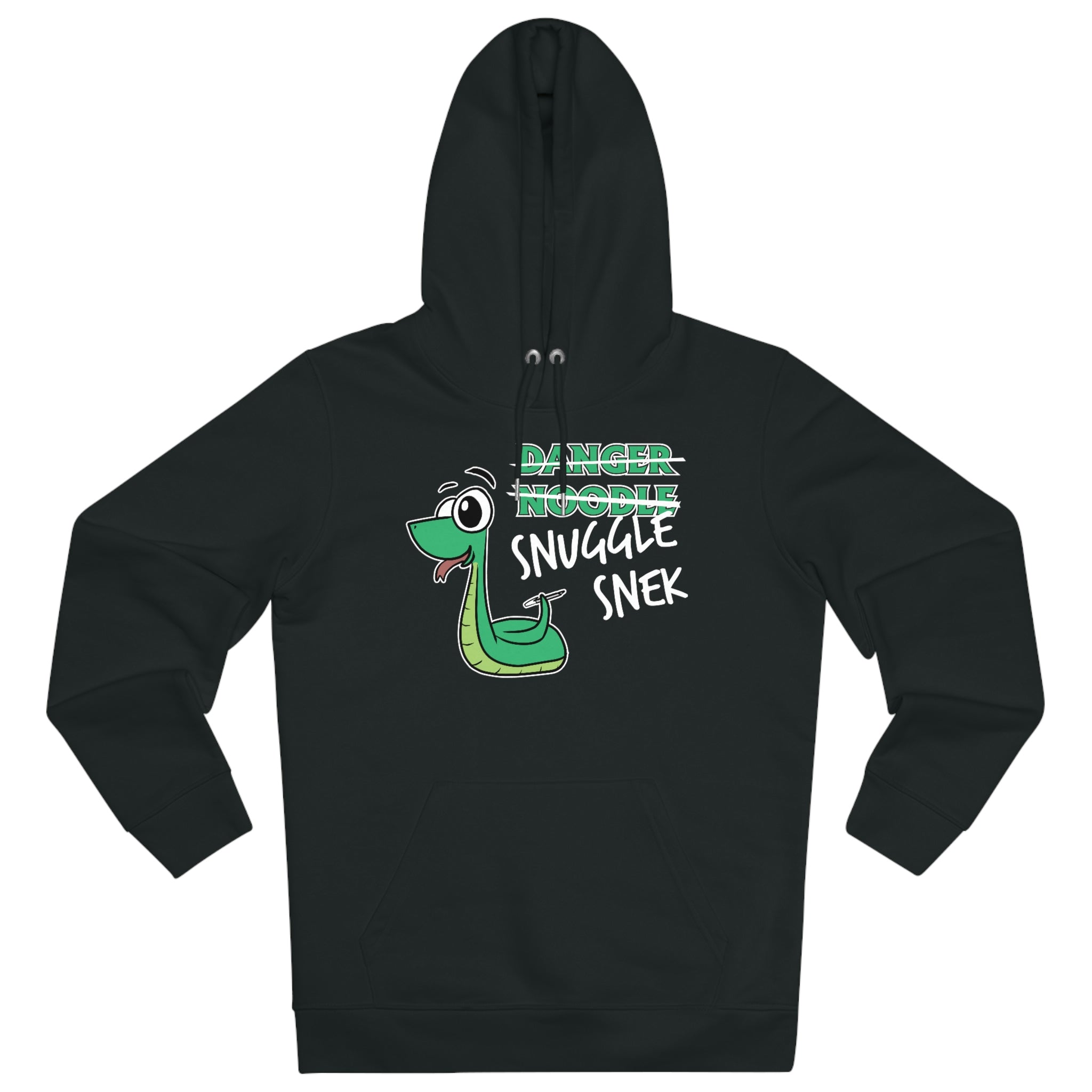 Danger Noodle : Premium, Organic-Vegan-Sustainable Unisex Cruiser Hoodie by Wholesome Memes™