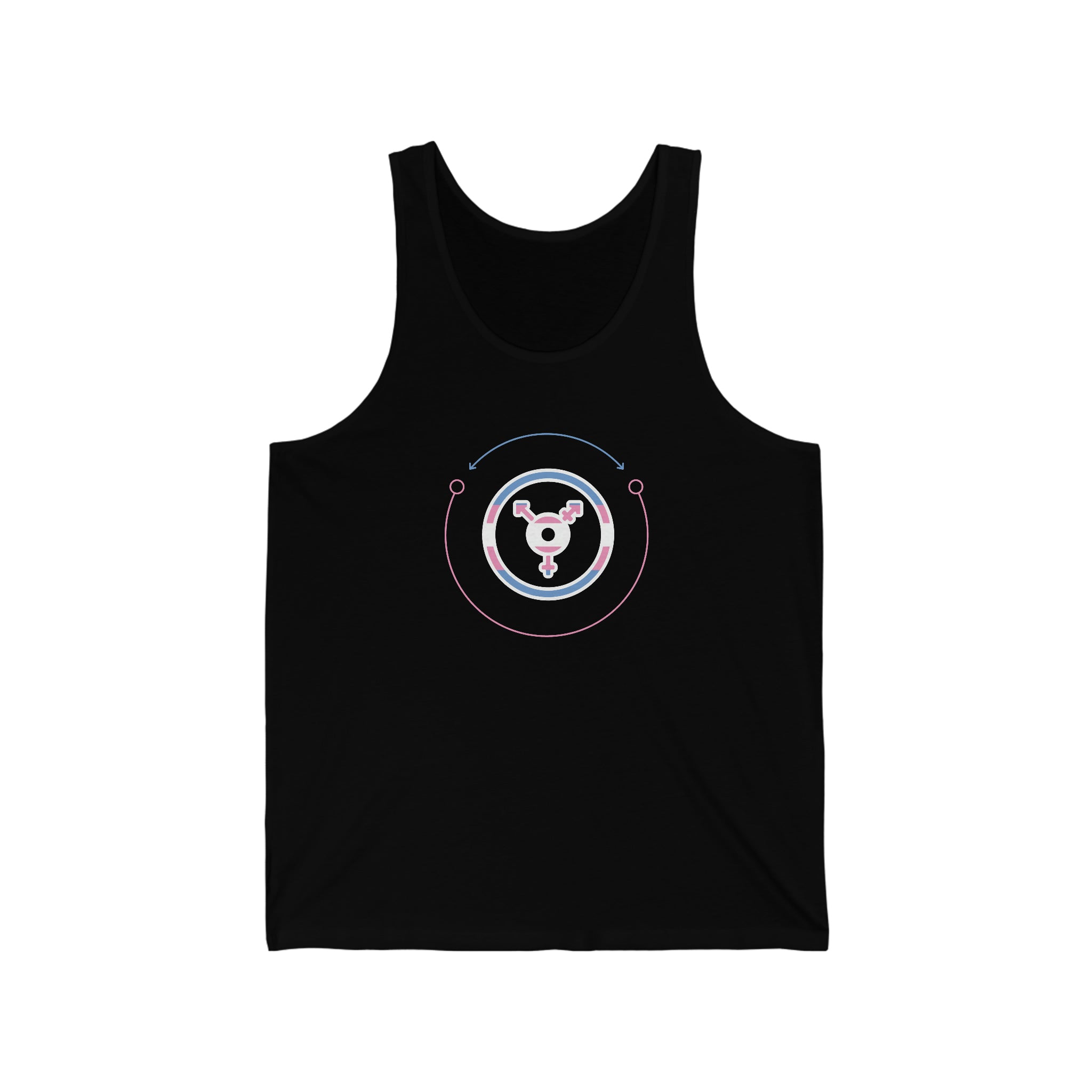 Trans Acceptance, Without Text : Unisex Premium Tank Top  by Wholesome Memes™ & Bella Canvas