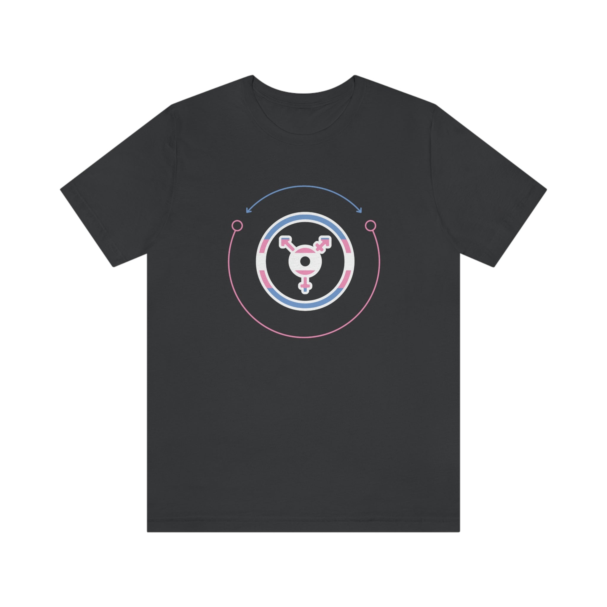 Trans Acceptance - Without Text : Unisex 100% Comfy Cotton T-Shirt by Bella+Canvas