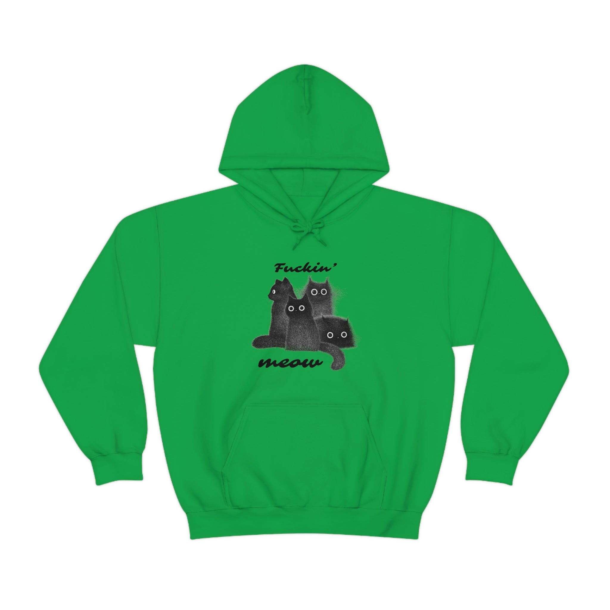 The Meow Squad - Regular Unisex Heavy Blend Hoodie Sweatshirt by Wholesome Memes™