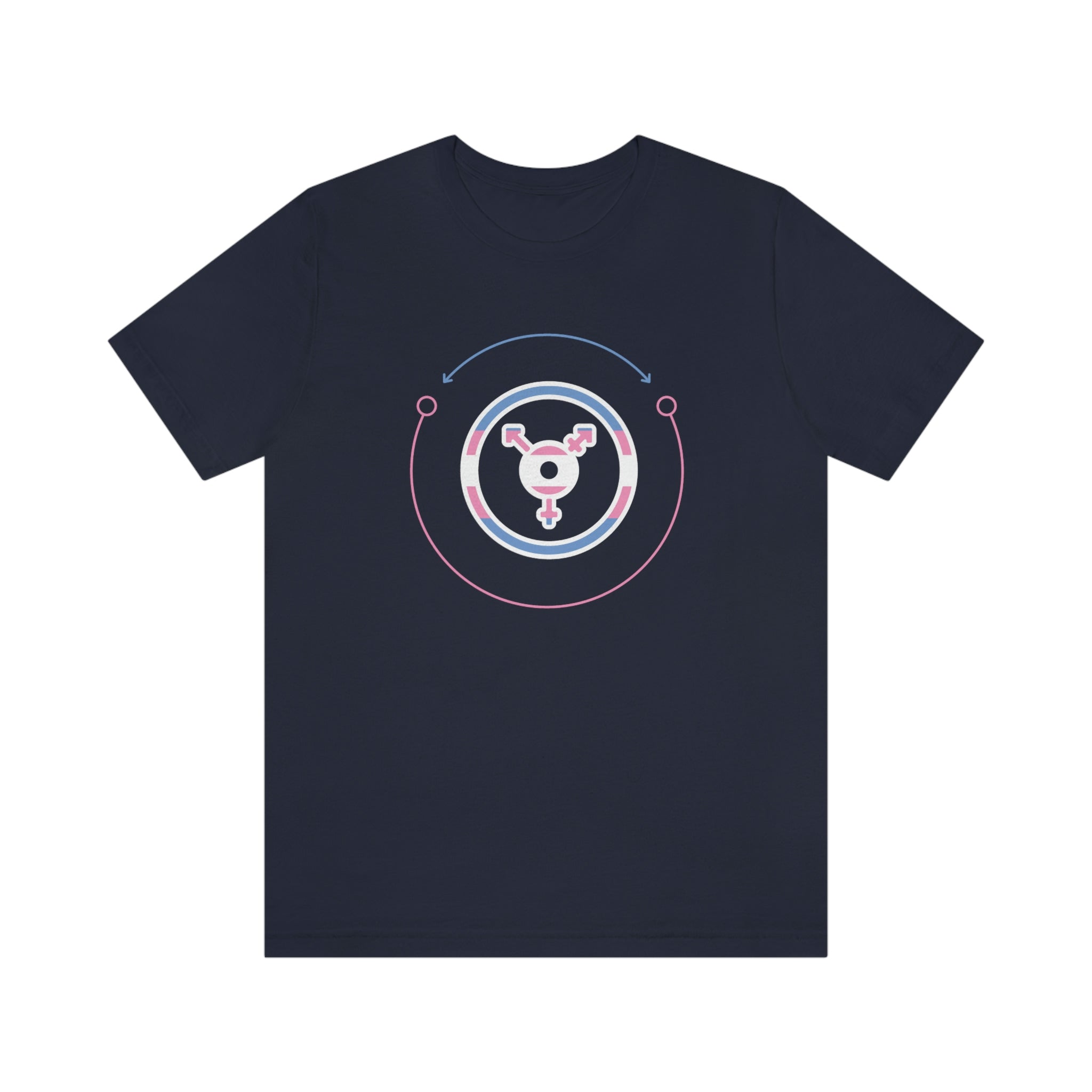 Trans Acceptance - Without Text : Unisex 100% Comfy Cotton T-Shirt by Bella+Canvas
