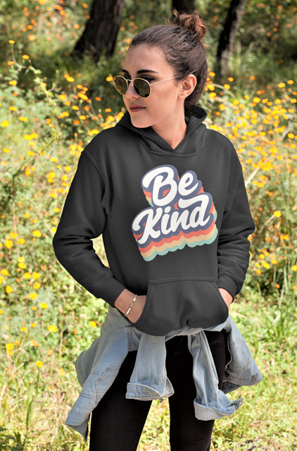 Be Kind - Kindness In The Front - Regular Unisex Heavy Blend Hoodie