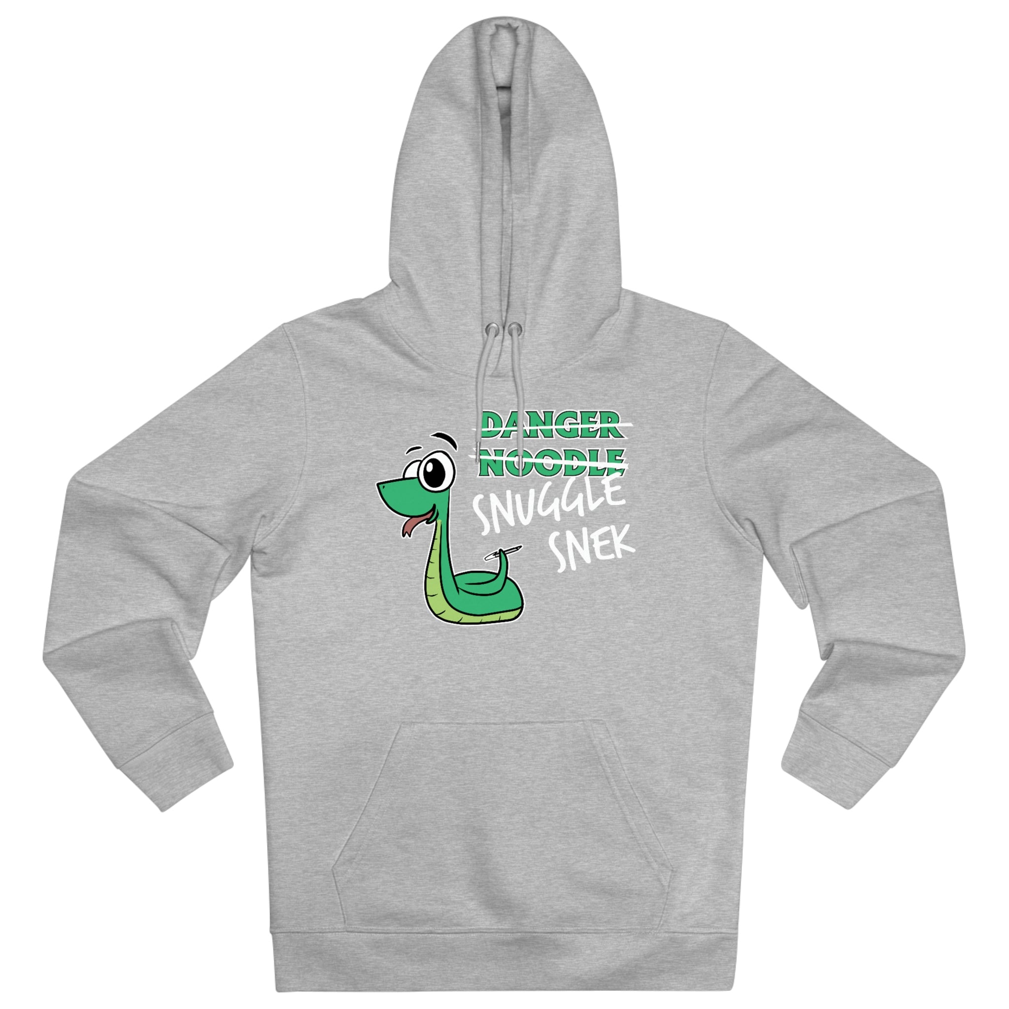 Danger Noodle : Premium, Organic-Vegan-Sustainable Unisex Cruiser Hoodie by Wholesome Memes™