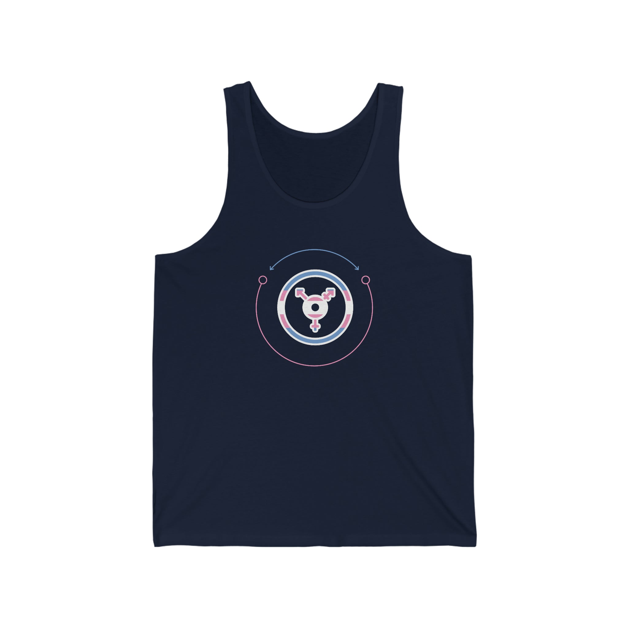 Trans Acceptance, Without Text : Unisex Premium Tank Top  by Wholesome Memes™ & Bella Canvas