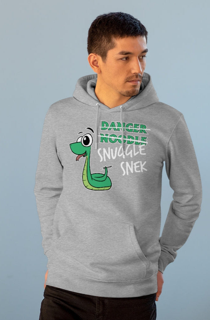 Danger Noodle : Premium, Organic-Vegan-Sustainable Unisex Cruiser Hoodie by Wholesome Memes™