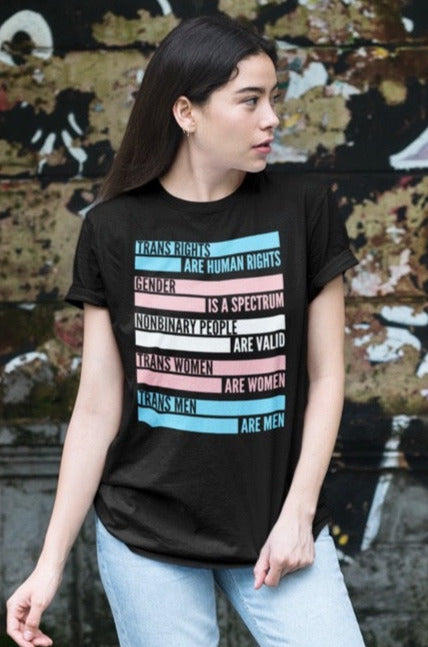 Gender Equality and Acceptance : Unisex 100% Comfy Cotton, T-Shirt by Bella+Canvas