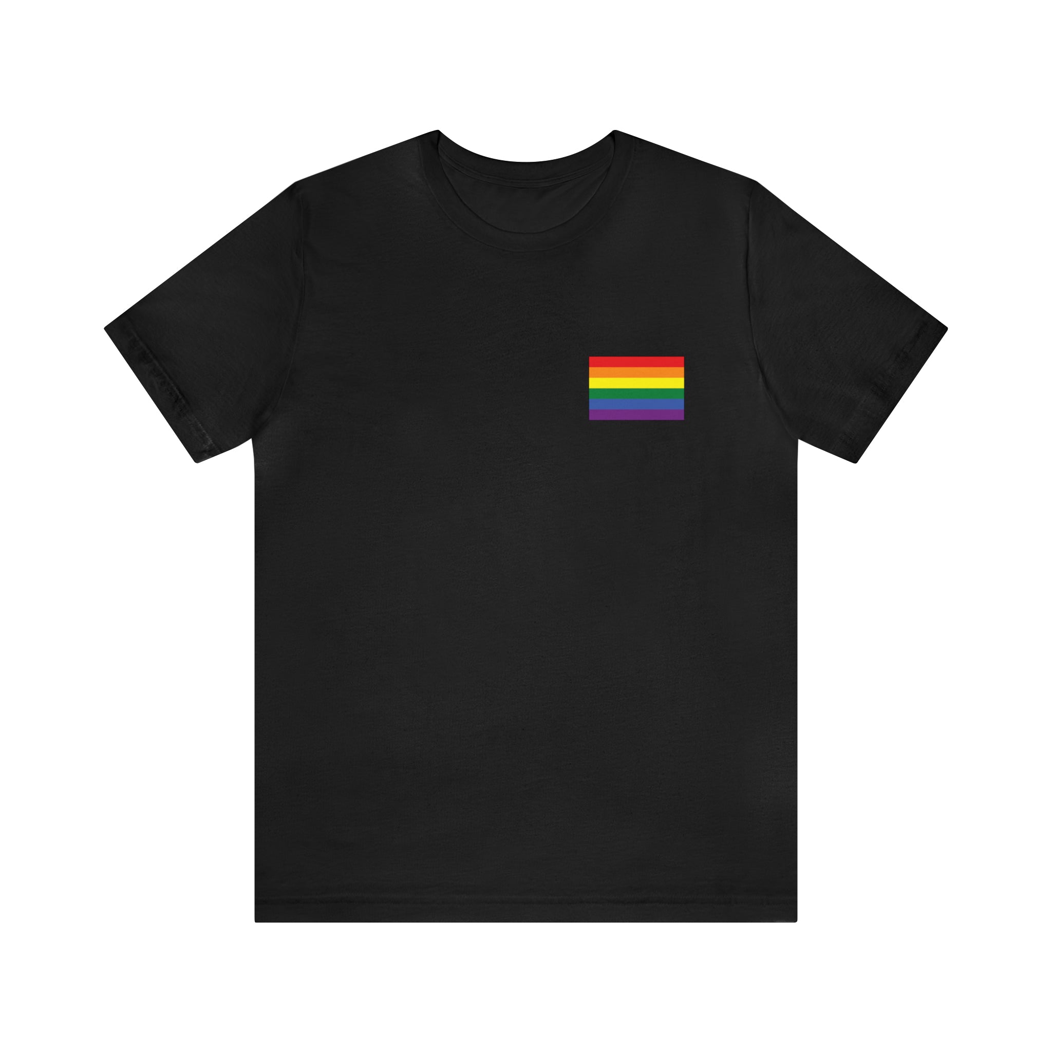Pride Flag : Unisex 100% Comfy Cotton T-Shirt by Bella+Canvas
