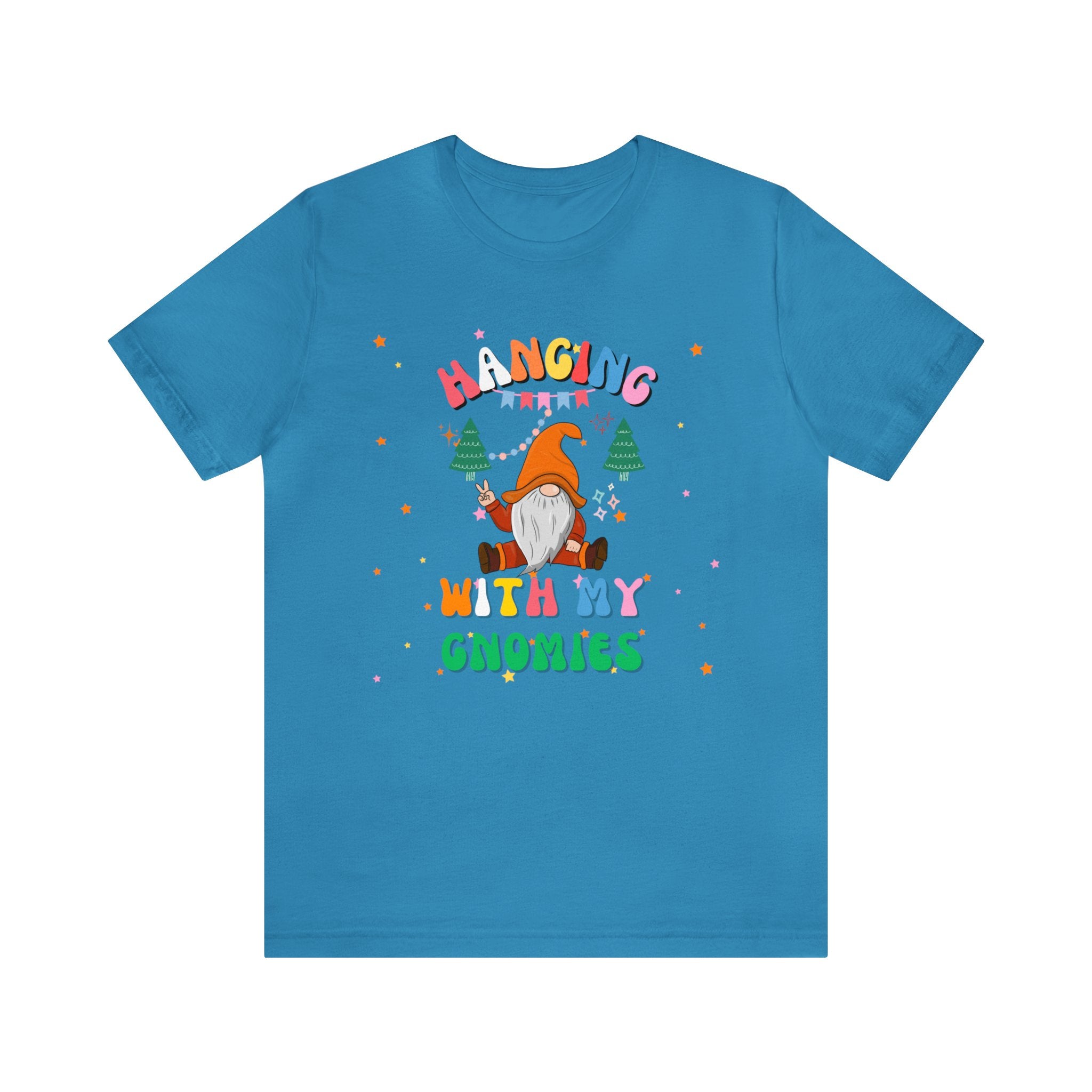 Hanging With My Gnomies - Christmas Edition : Unisex 100% Comfy Cotton, T-Shirt by Bella+Canvas
