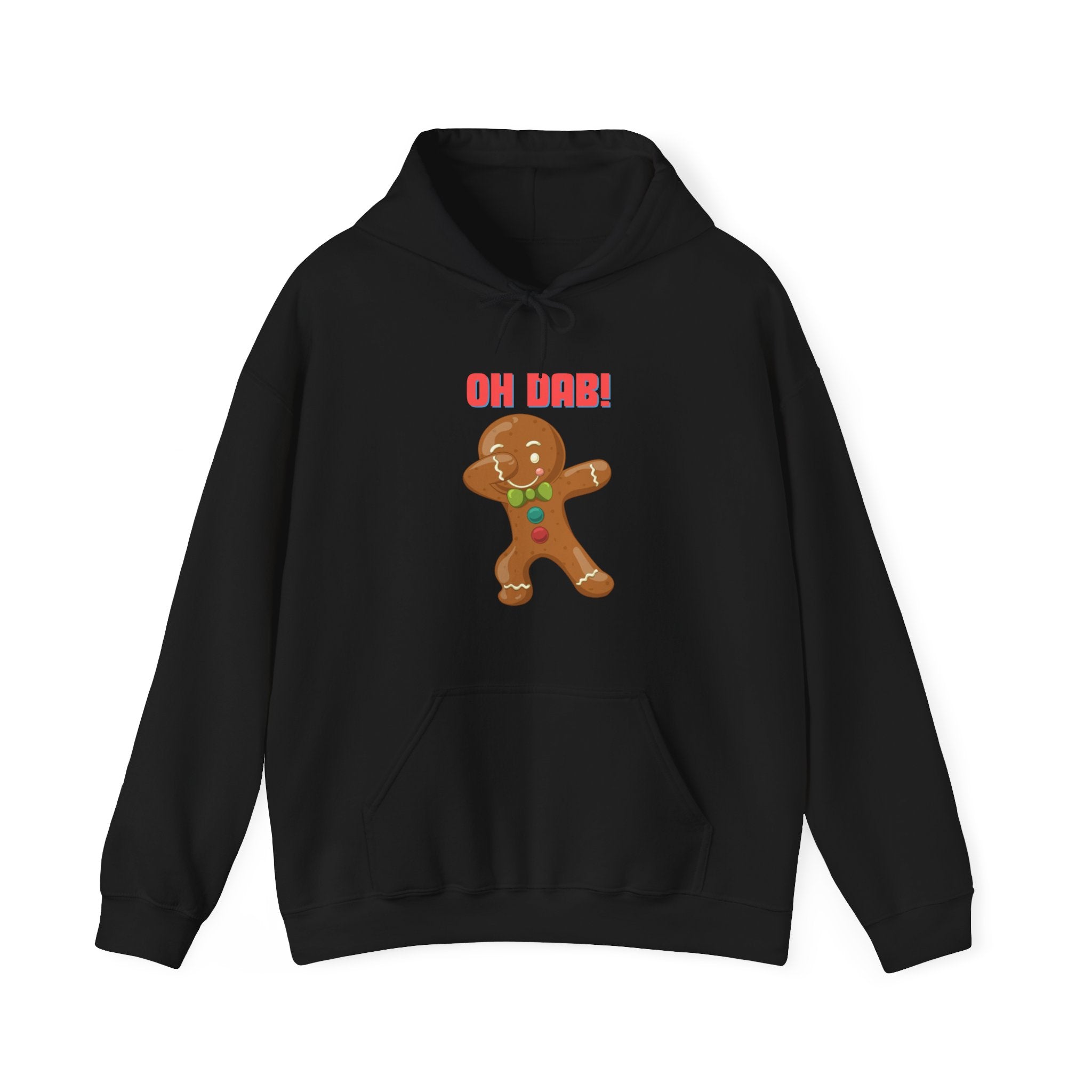 Oh Dab! Gingerbread Man : Regular Unisex Heavy Blend Hoodie