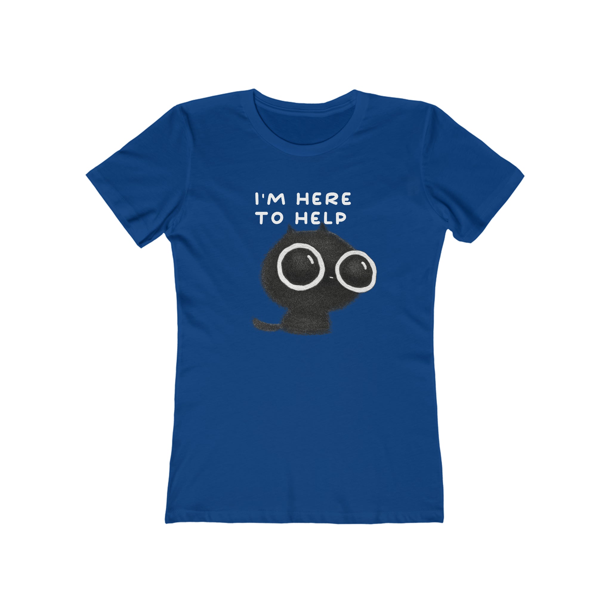 I'm Here to Help : Women's Cotton T-Shirt by Bella+Canvas