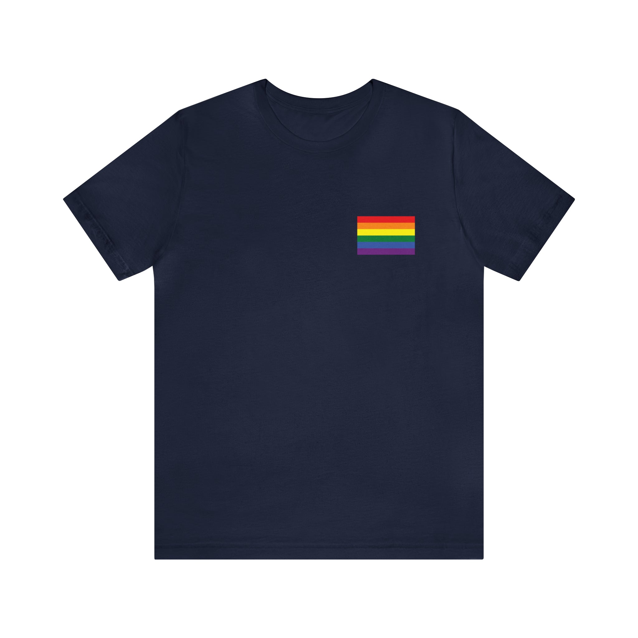 Pride Flag : Unisex 100% Comfy Cotton T-Shirt by Bella+Canvas