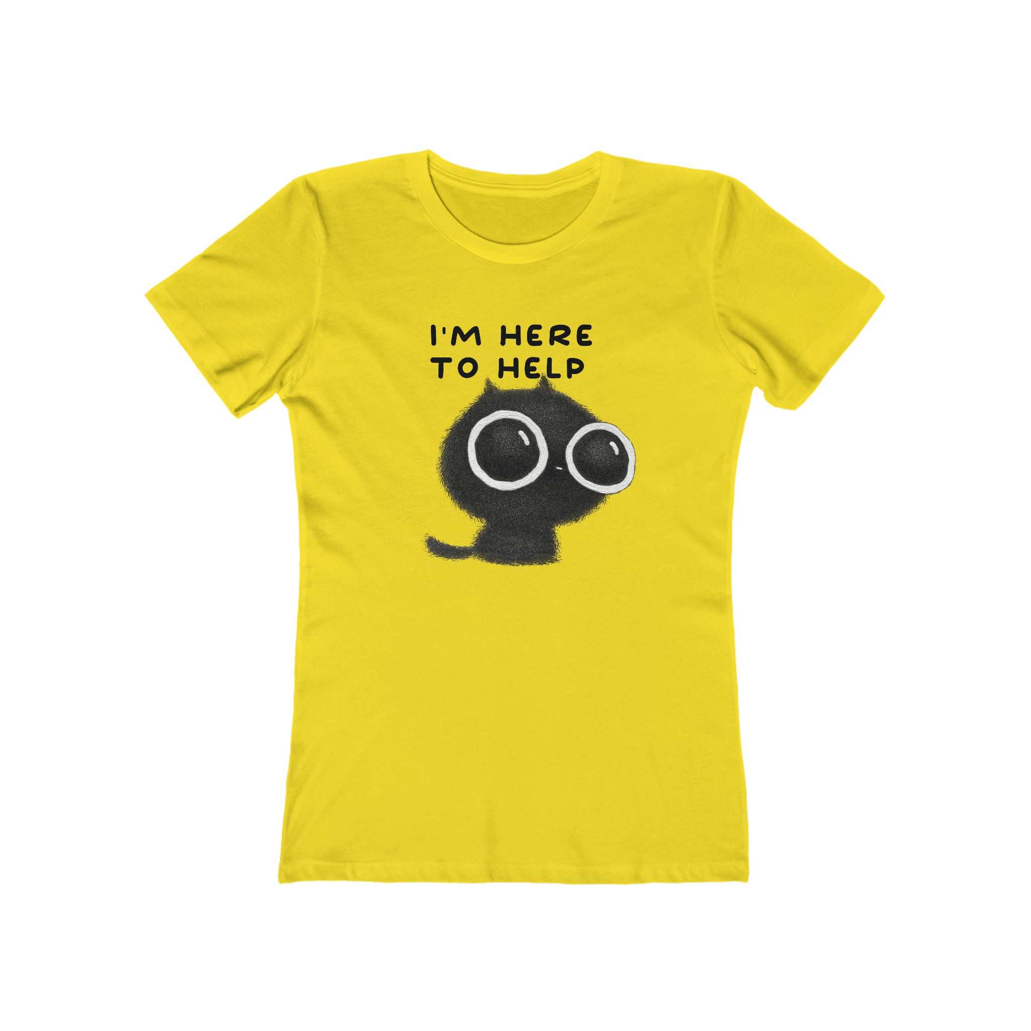 I'm Here to Help : Women's Cotton T-Shirt by Bella+Canvas