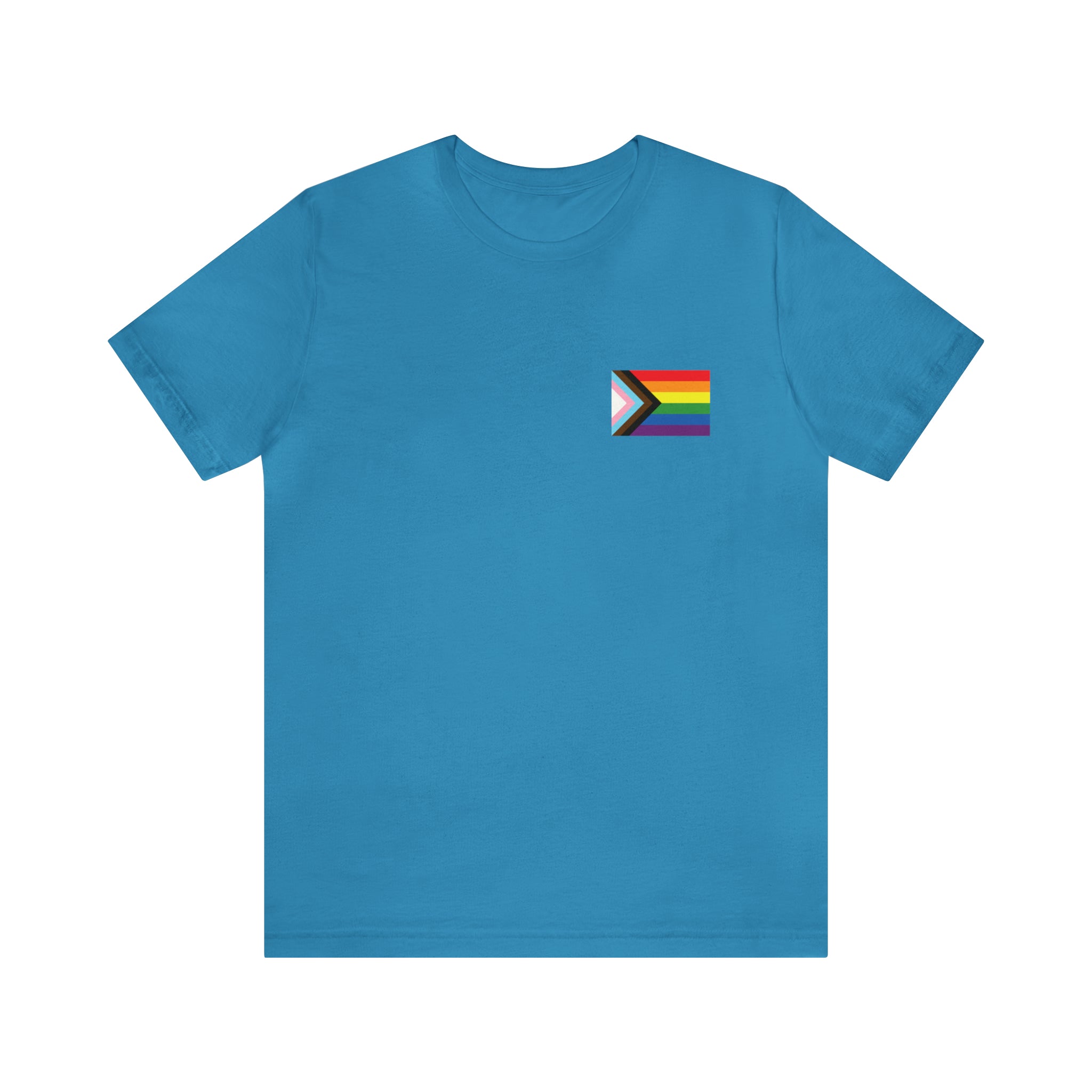 Progress Pride Flag : Unisex 100% Comfy Cotton T-Shirt by Bella+Canvas