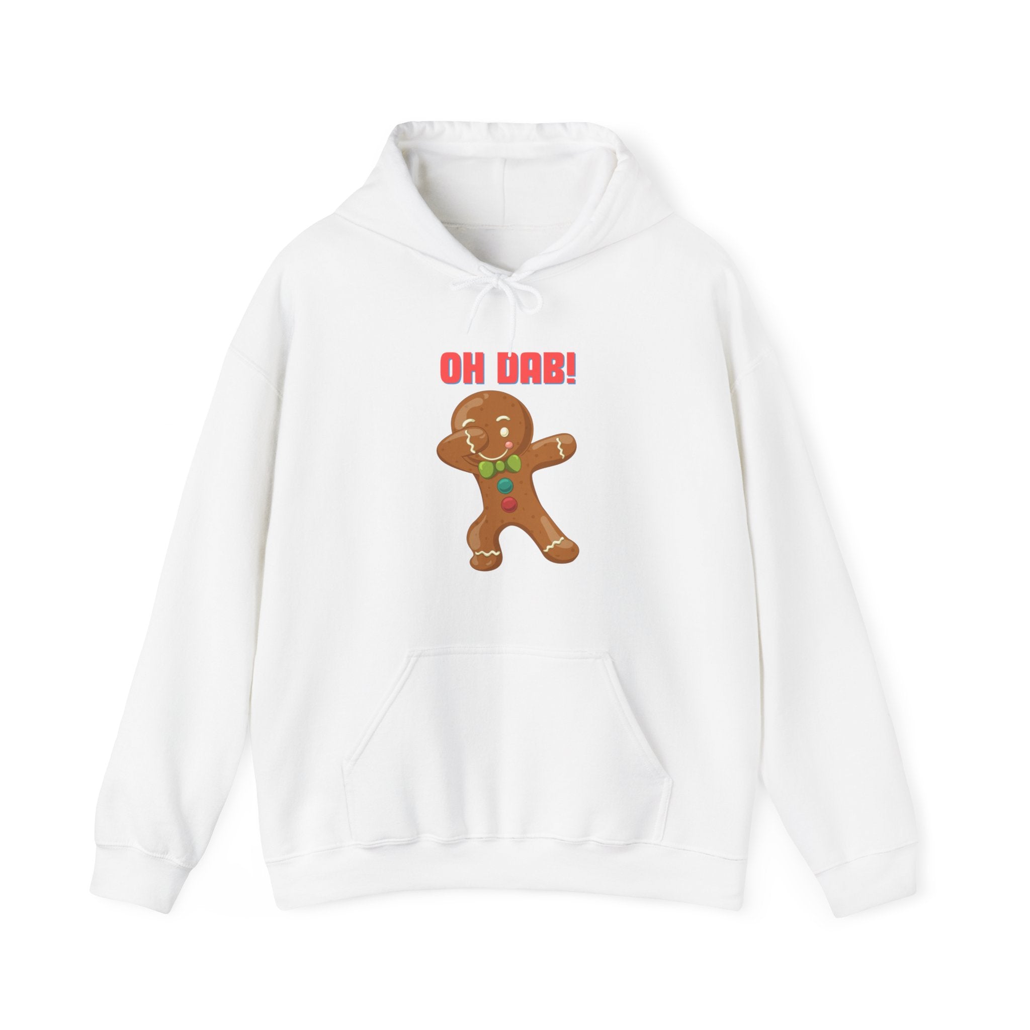 Oh Dab! Gingerbread Man : Regular Unisex Heavy Blend Hoodie