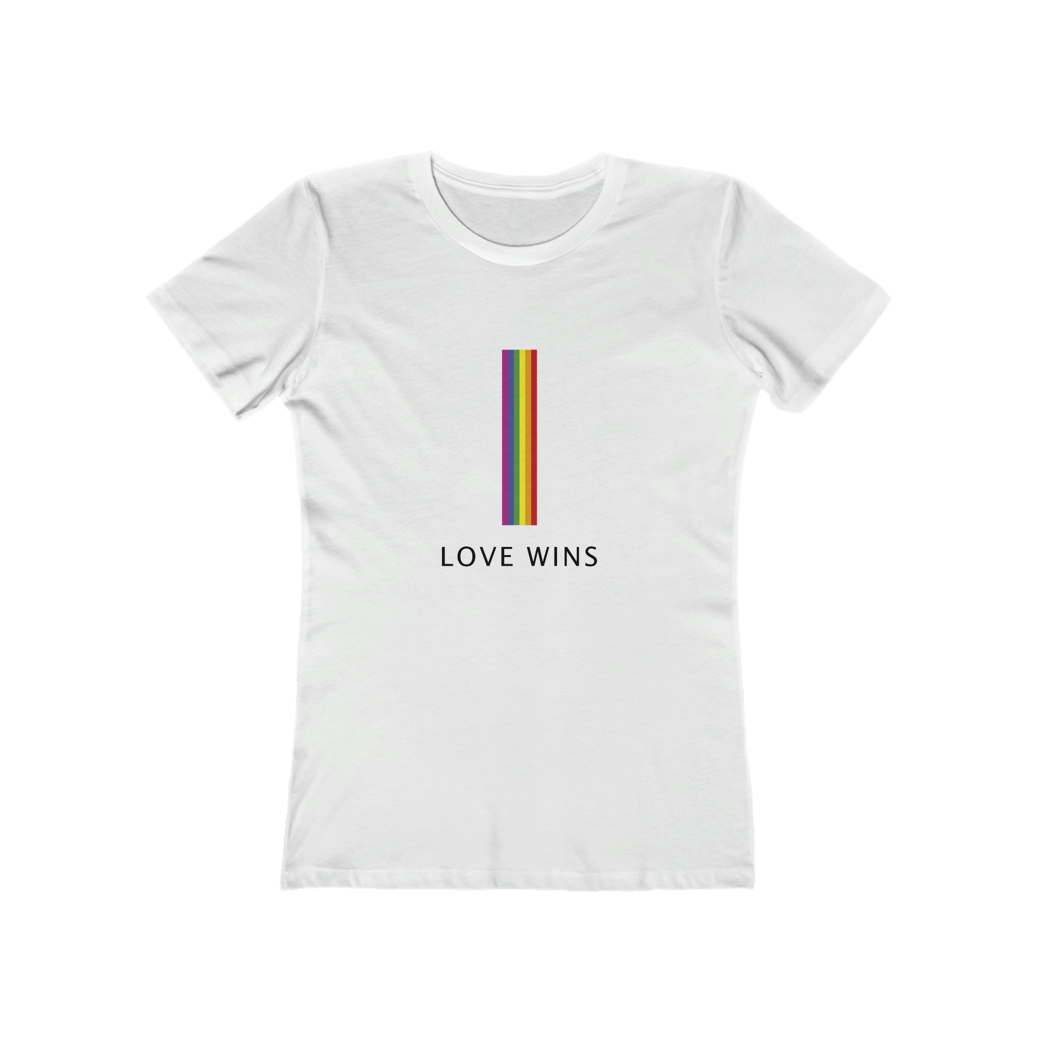 Love Wins : Women's 100% Cotton T-Shirt