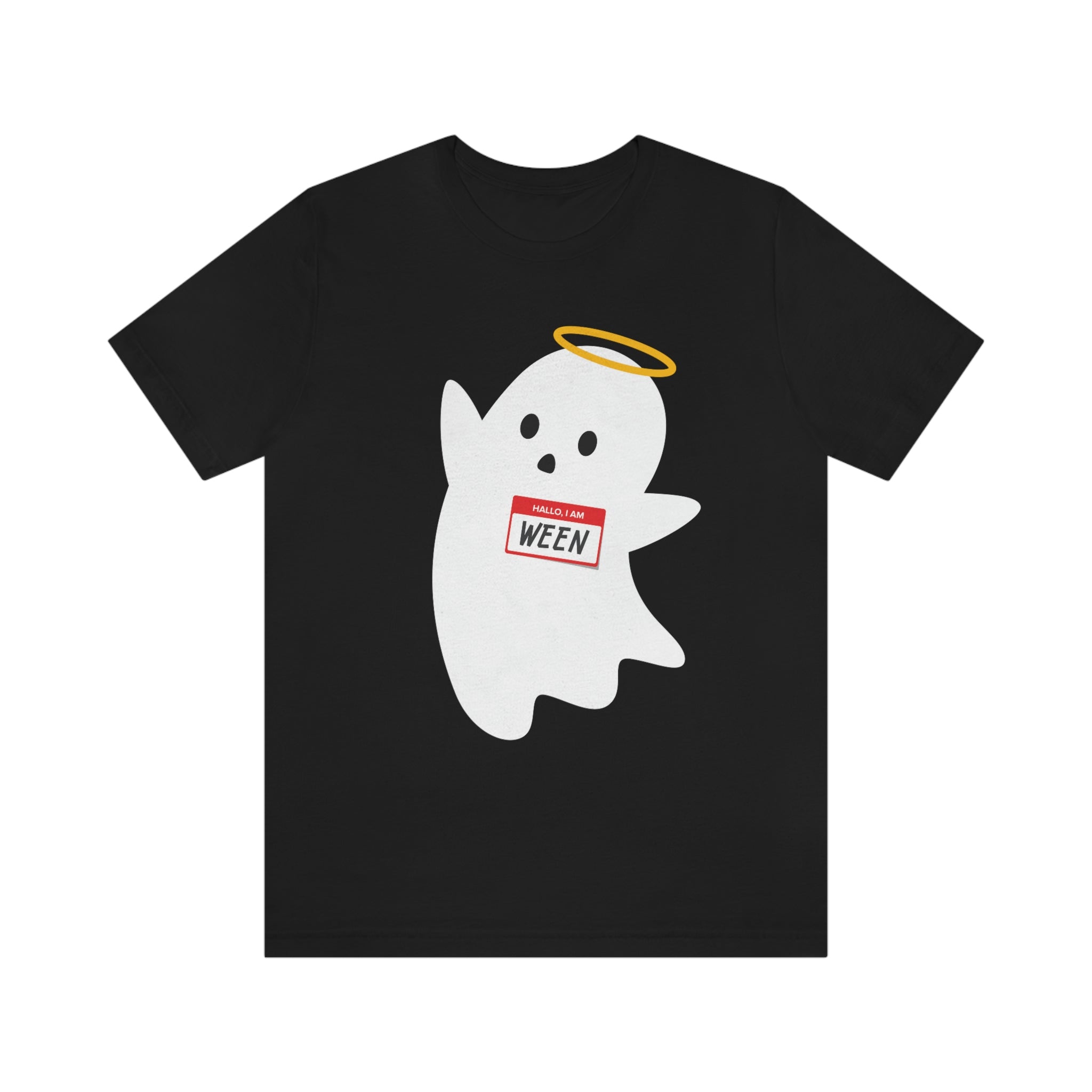 Wholesome Ween : Unisex 100% Premium Cotton T-Shirt - Happy Halloween Guy is Happy!