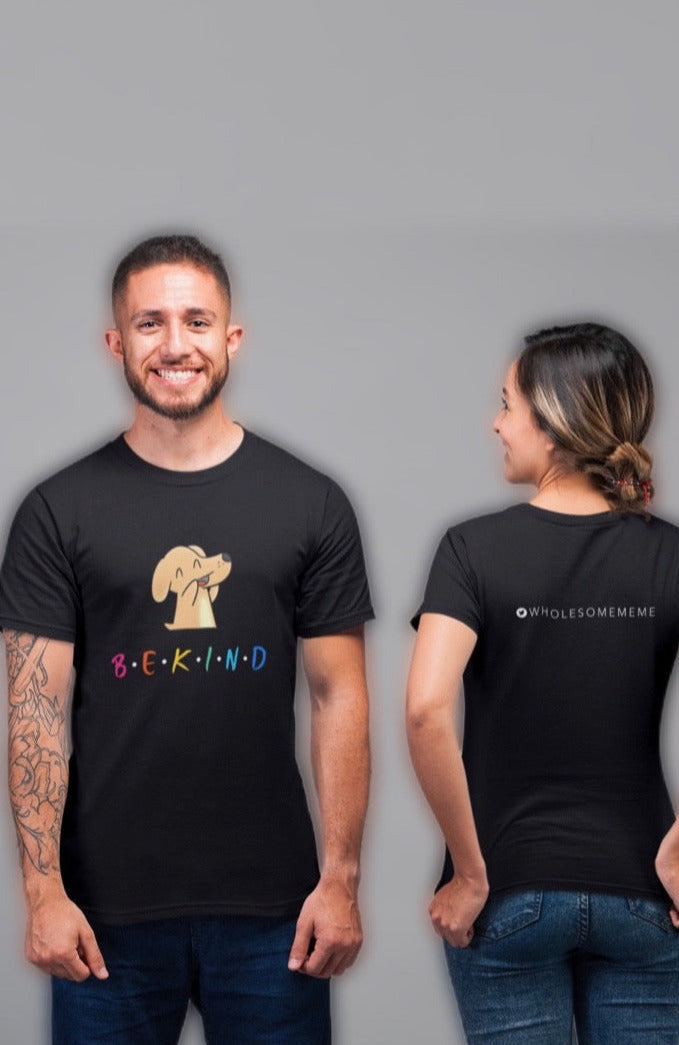 Limited Edition - Be Kind : Unisex 100% Comfy Cotton T-shirt - Double Sided