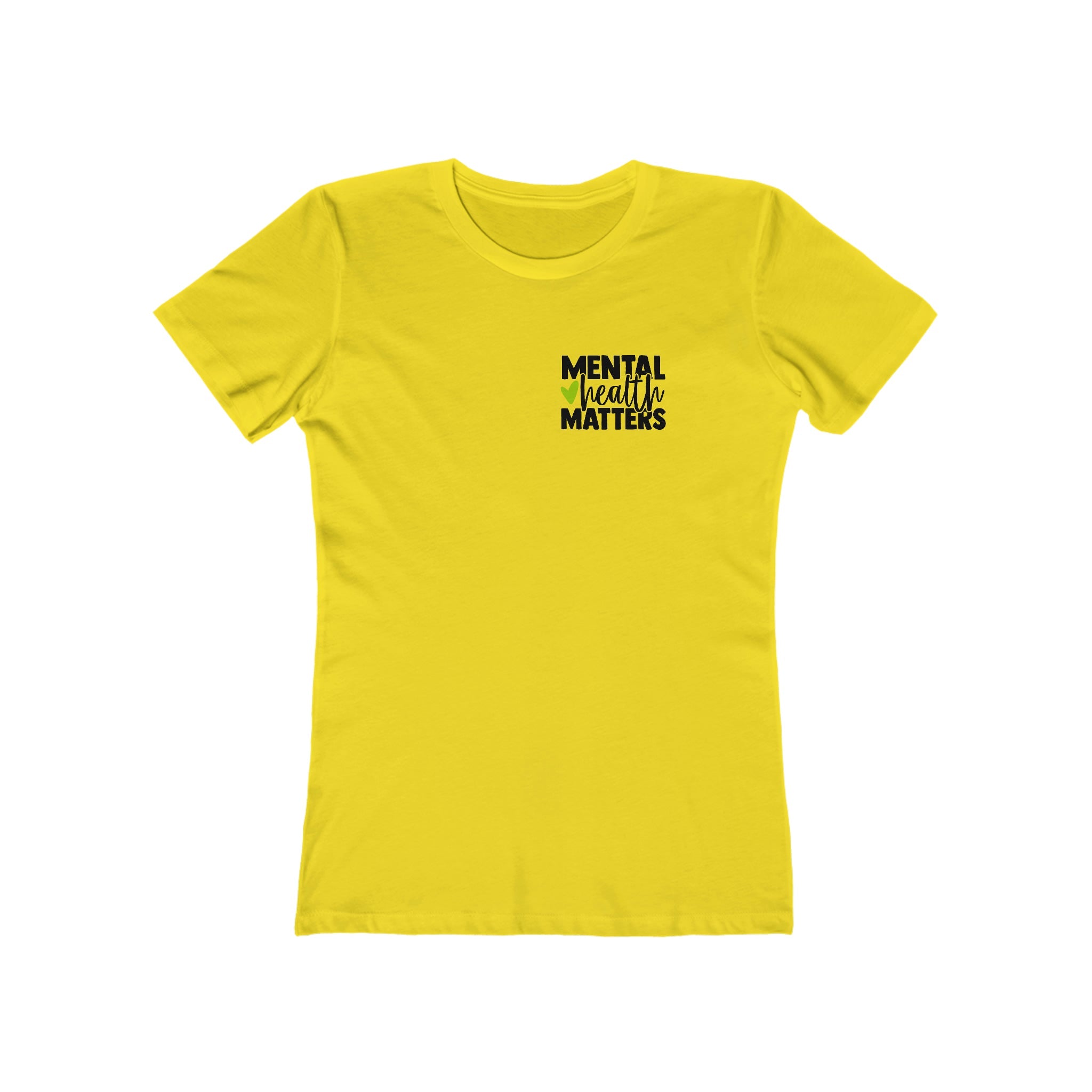 Mental Health Matters - Heart : Women's 100% Cotton T-Shirt