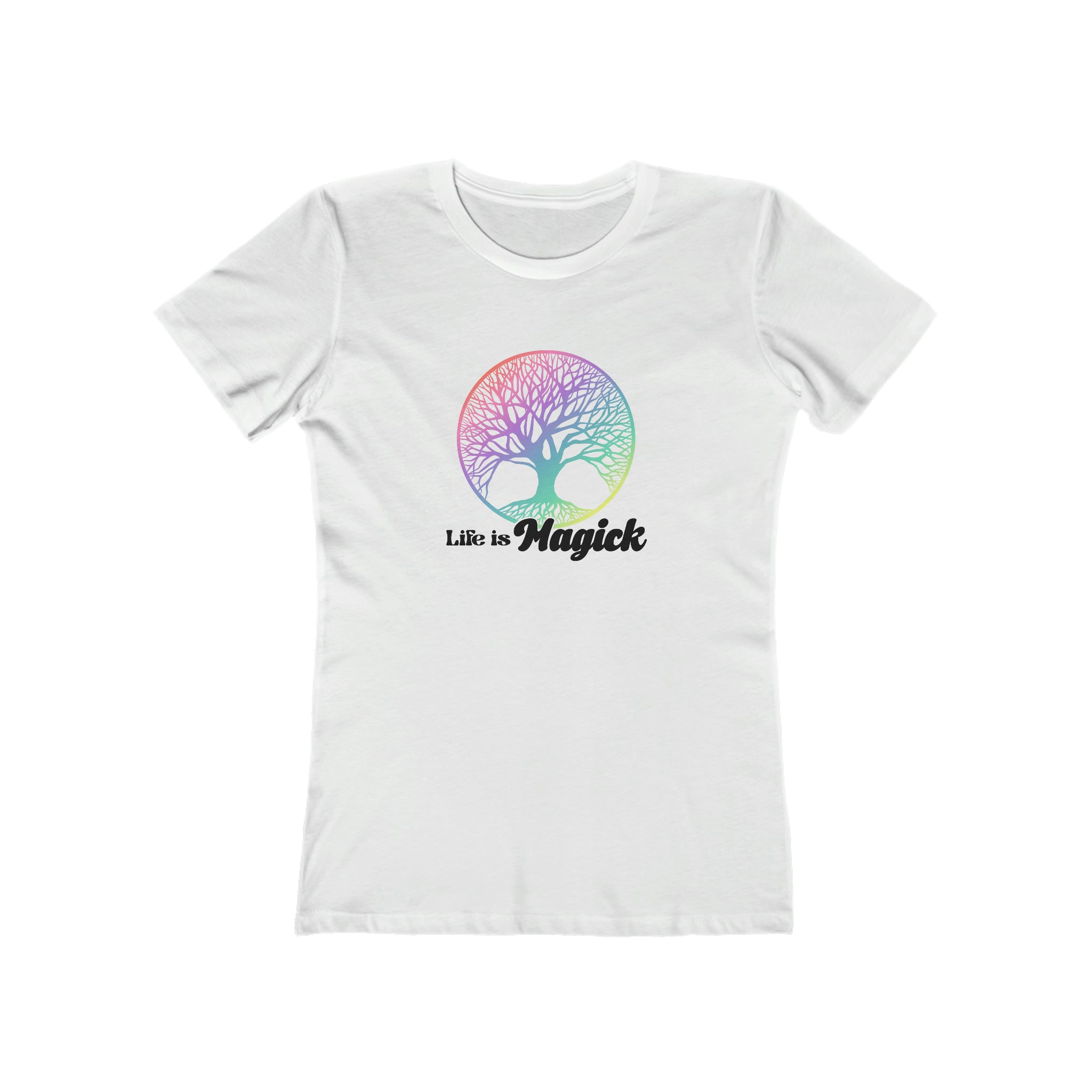 Life is Magick - The Tree of Life : Women's 100% Cotton T-Shirt