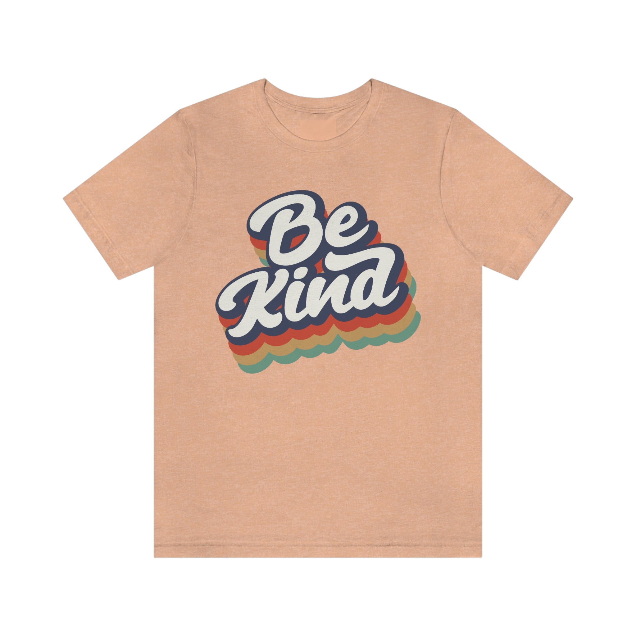 Kindness In The Front - Be Kind : Unisex 100% Premium Comfy Cotton, T-Shirt by Bella+Canvas