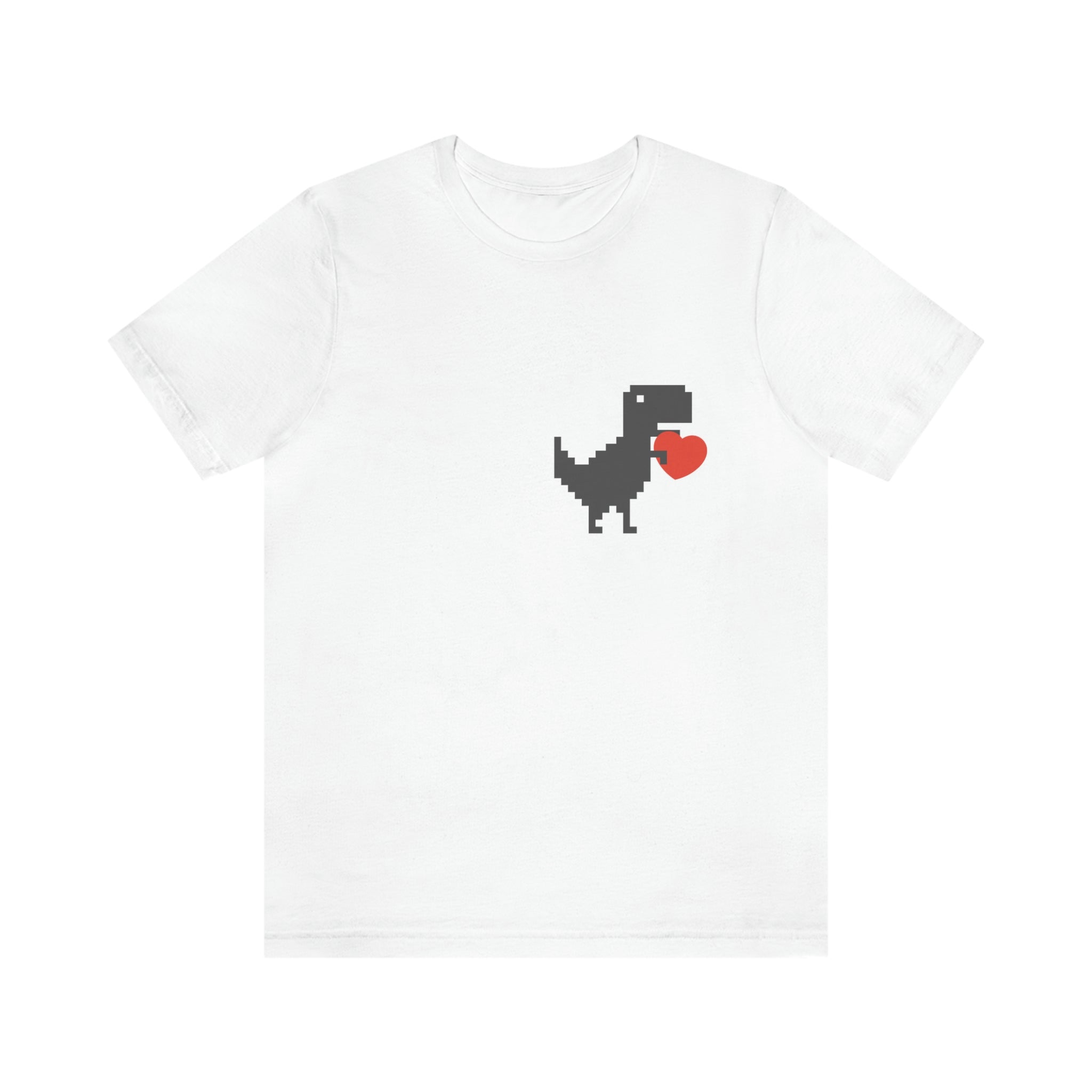 Larry the Dino Loves You! : Unisex 100% Cotton T-Shirt by Bella+Canvas