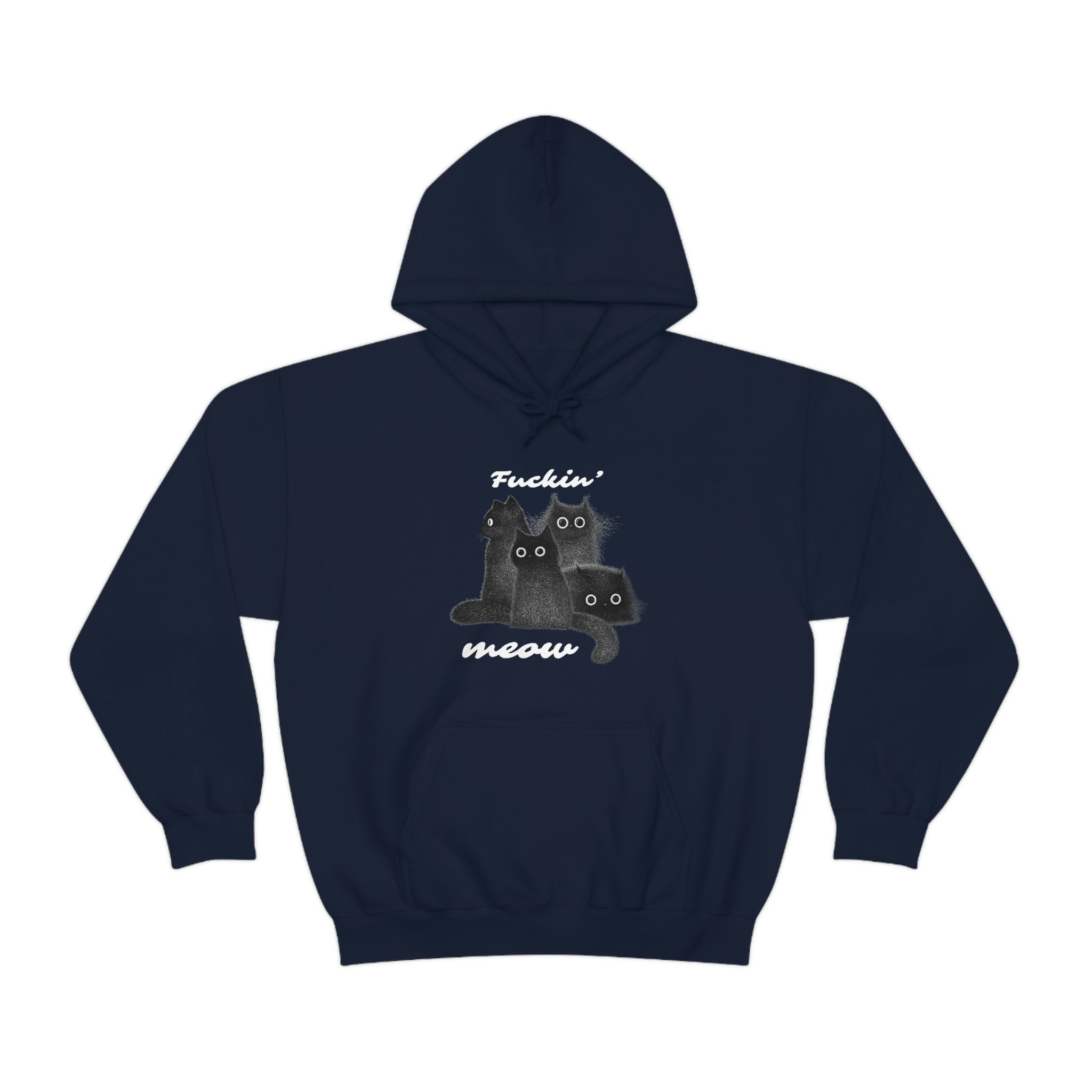 The Meow Squad - Regular Unisex Heavy Blend Hoodie Sweatshirt