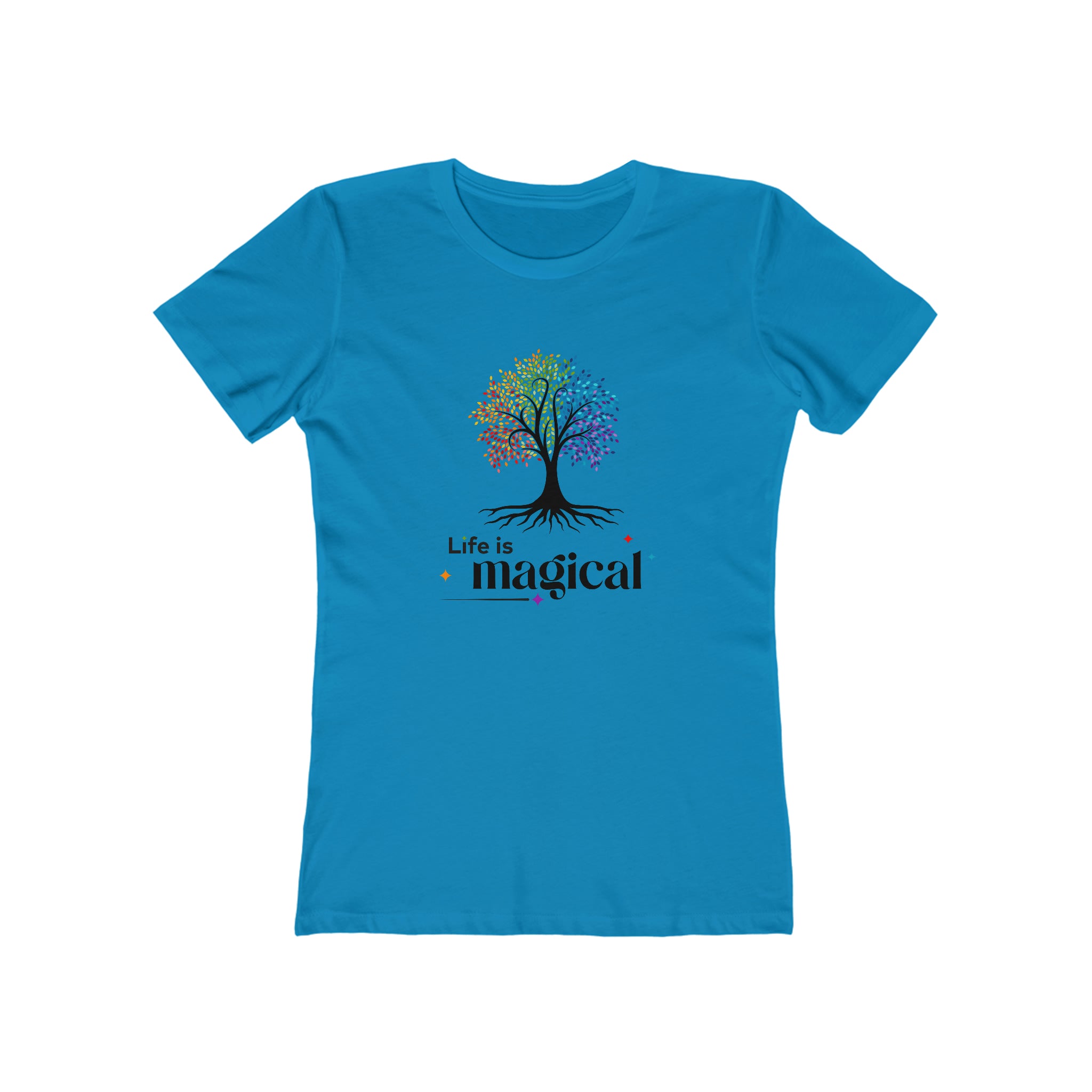 Life is Magical - The Tree : Women's 100% Cotton T-Shirt