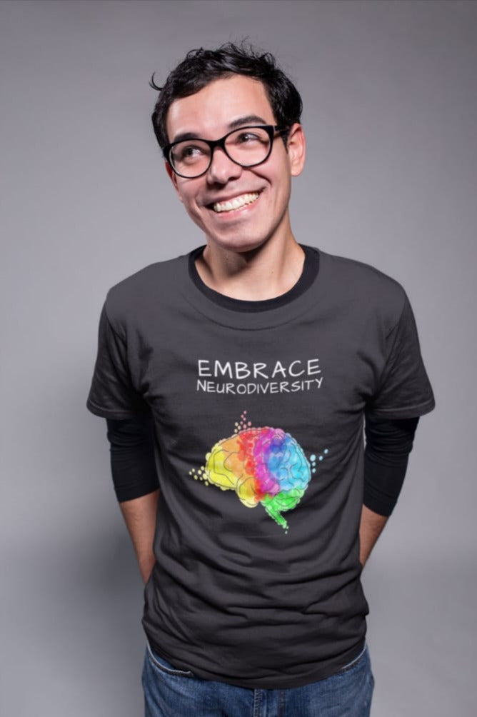 Embrace Neurodiversity : Unisex 100% Comfy Cotton, T-Shirt by Bella+Canvas