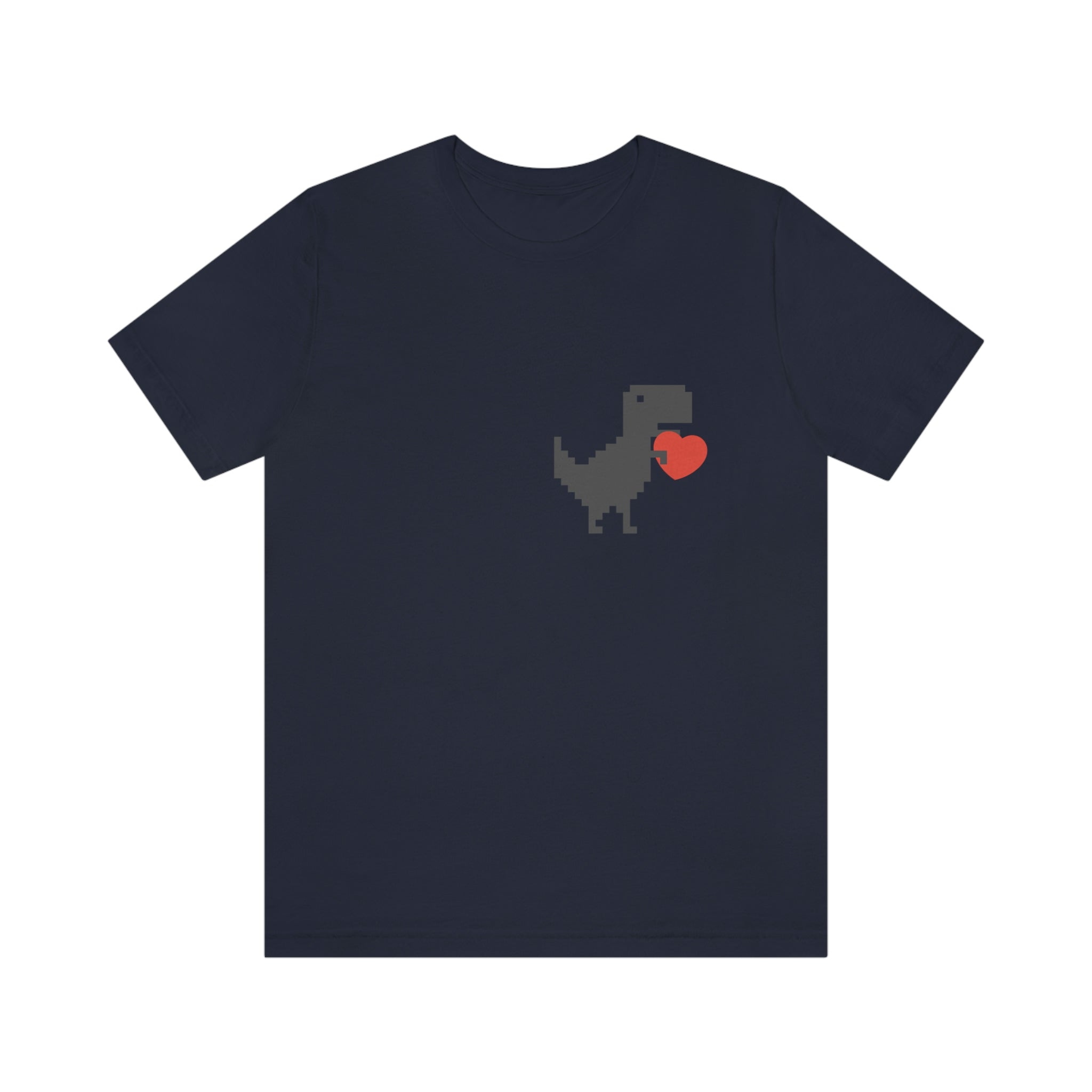 Larry the Dino Loves You! : Unisex 100% Cotton T-Shirt by Bella+Canvas