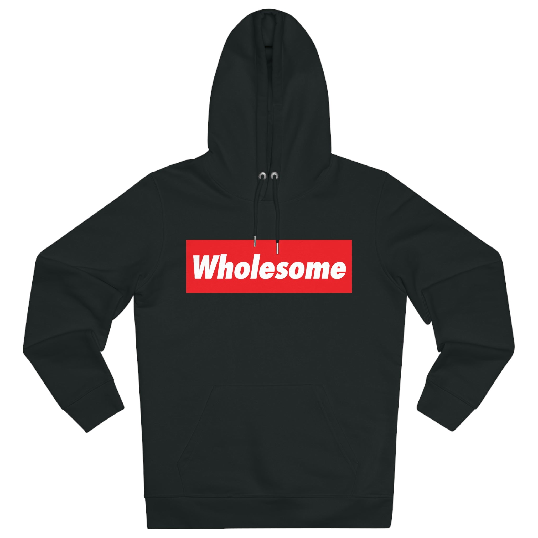 Wholesome Red Banner - Organic, Vegan, Sustainable, Double Layered, Unisex Cruiser Hoodie