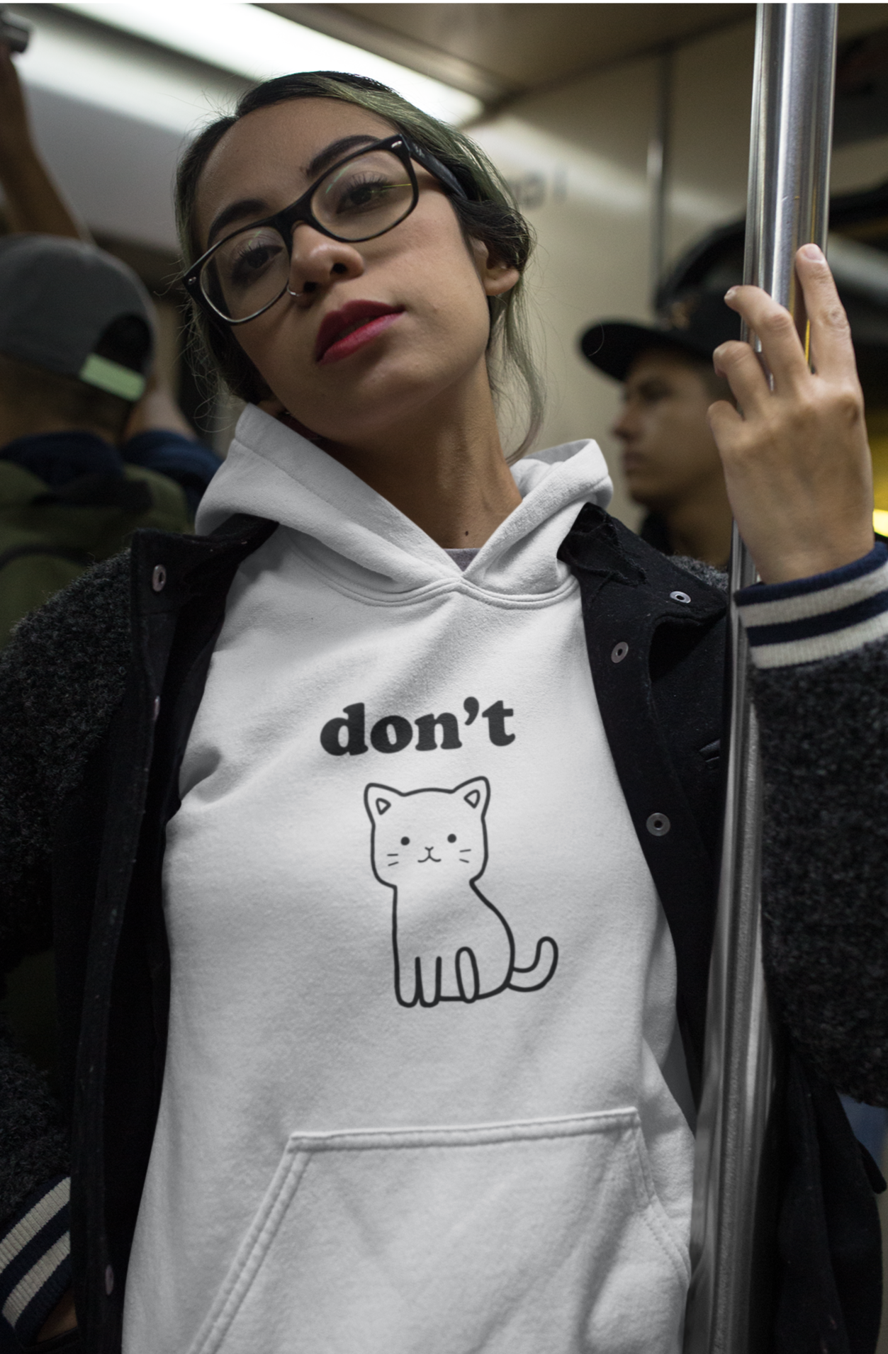 Don't Kitty : Regular Unisex Heavy Blend Hoodie Sweatshirt