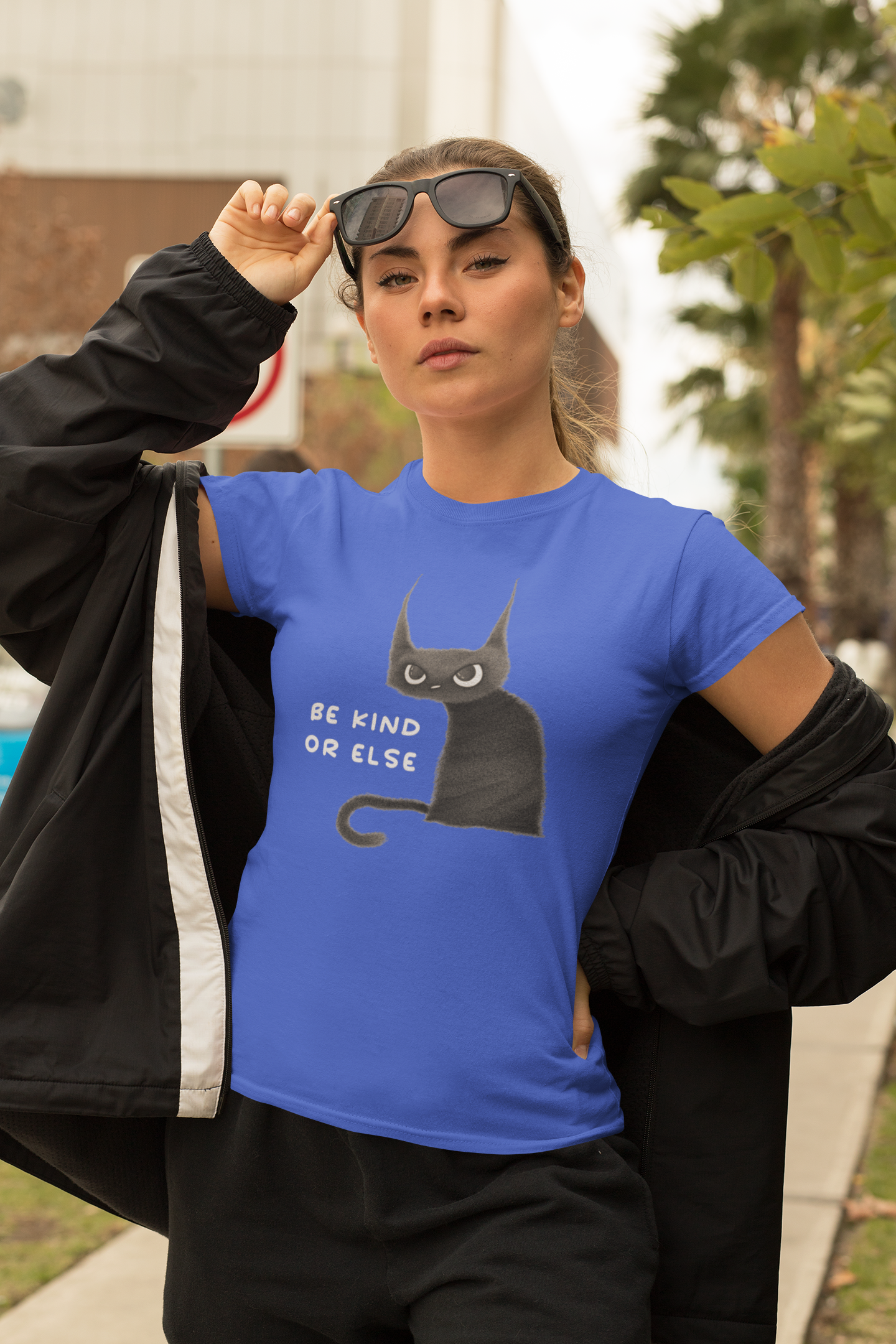 Be Kind Or Else : Women's 100% Cotton T-Shirt
